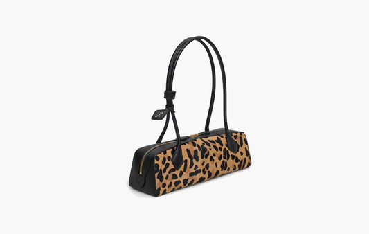 Le Dachshund Bag Medium Leopard Pattern "Brown"