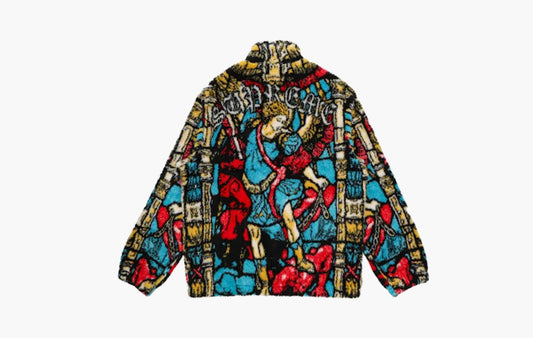 Supreme Saint Michael Fleece Jacket "White"