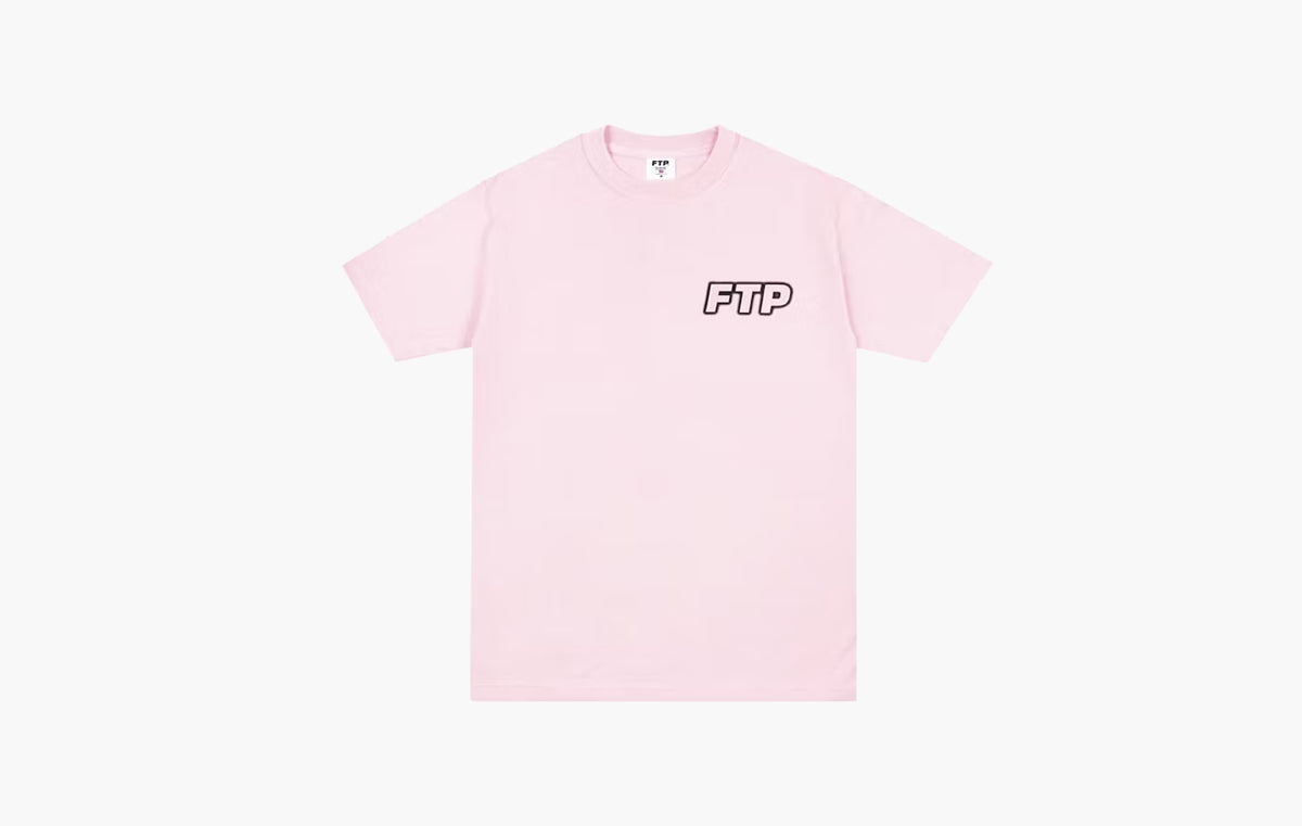 Outer Glow Logo Tee "Pink"