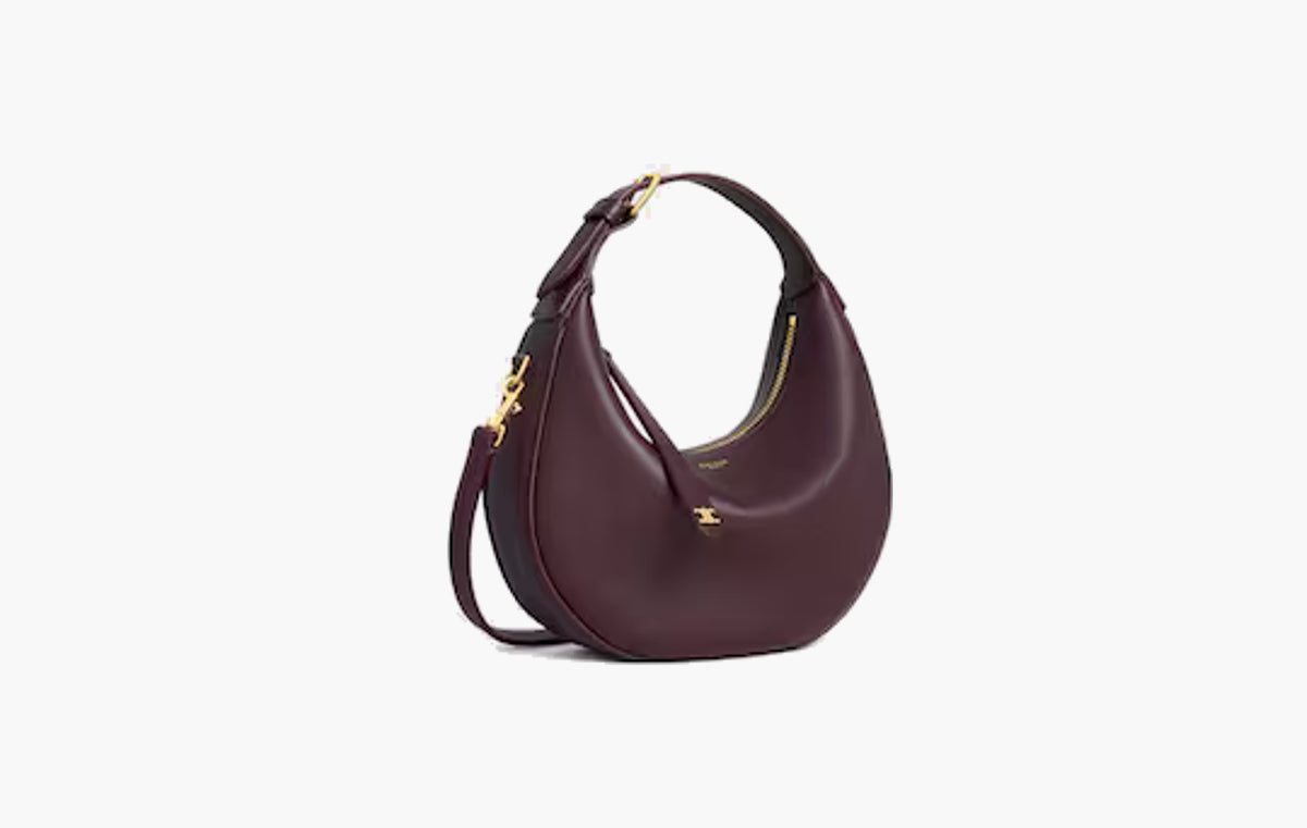 Teen Celine Lulu In Grained Calfskin "Deep Burgundy"