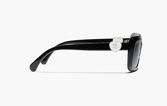 Rectangle Sunglasses "Black & Grey"