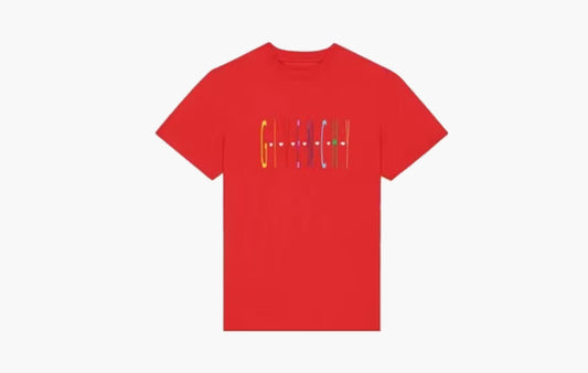 Slim Fit Logo T-Shirt "Red"