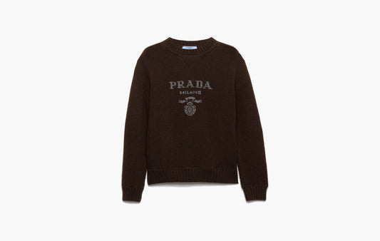 Crewneck Sweater "Dark Brown"