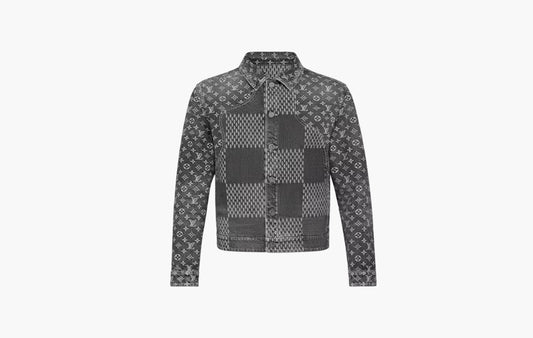 Giant Damier Waves MNGM Denim Jacket "Noir"