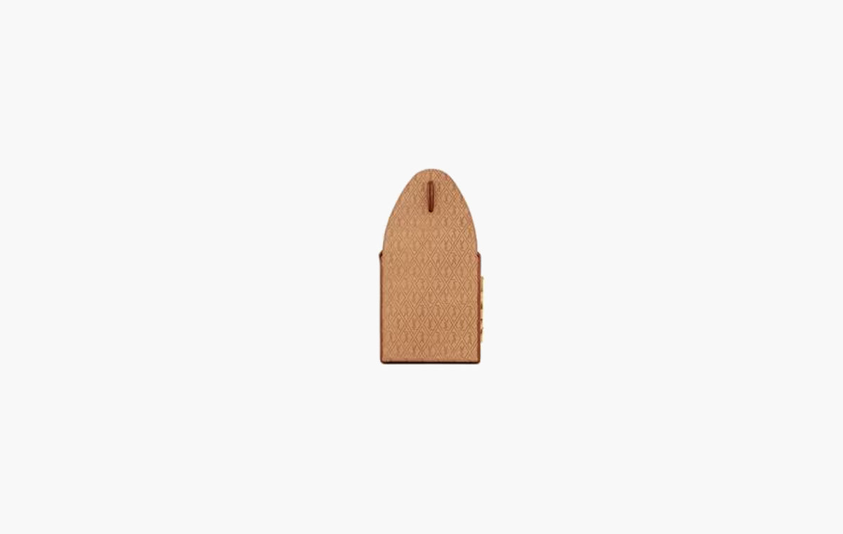 Take-Away Box In Vegetable-Tanned Leather "Dusty Vintage Brown Gold"