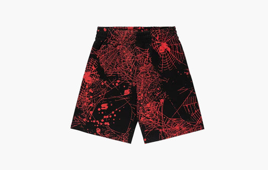 AOP Web V2 Zip Up Sweatshort "Black"