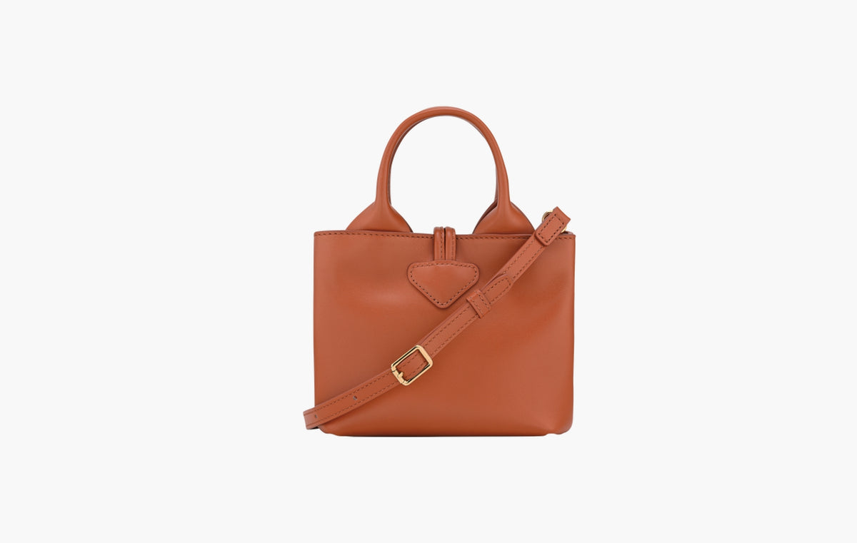 Le Roseau XS Handbag Leather "Bark"