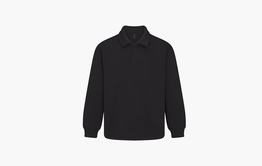 Fleece Lounge Men's Relaxed Polo "Washed Onyx"
