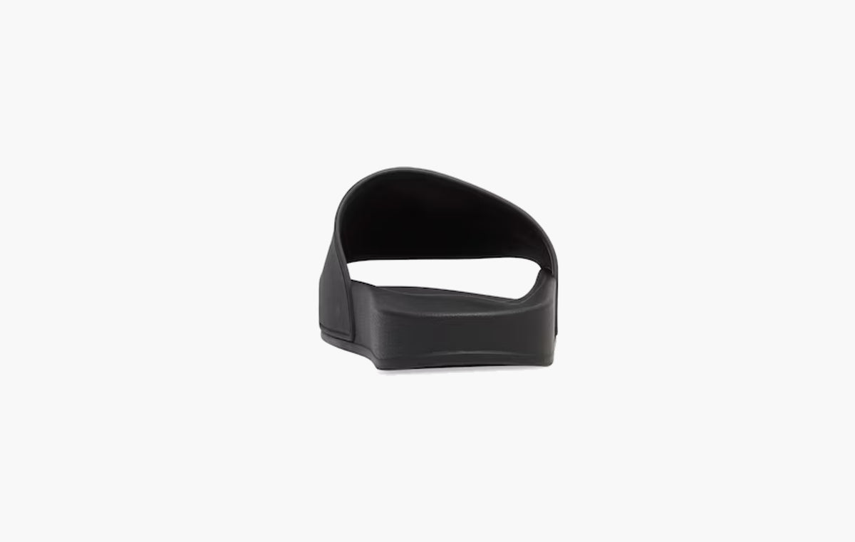 Women's Pool Slide Sandal in "Black/White"