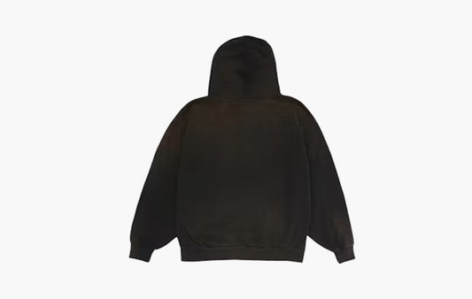 Spray Logo Hoodie "Black"