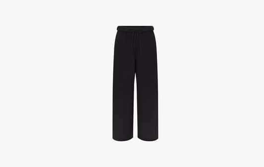 Cotton Fleece Classic Straight Leg Pant "Onyx"