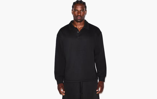 Fleece Lounge Men's Relaxed Polo "Washed Onyx"