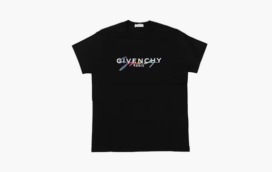 Paris Rainbow Signature Logo T-Shirt "Black"
