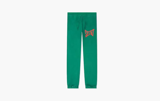 Ribbon Logo Red Pants "Green"