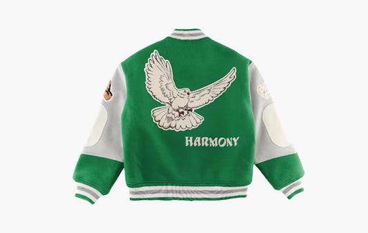 Saint Mxxxxxx x Shermer Academy Varsity Jacket "Green"