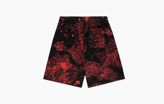 AOP Web V2 Zip Up Sweatshort "Black"