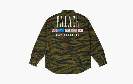 Drop Shoulder Oxford Shirt "Camo"