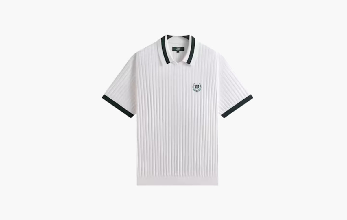 V-Neck Polo "White"