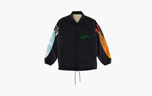 Saint Mxxxxxx x VLONE Skull Coach Jacket "Black"