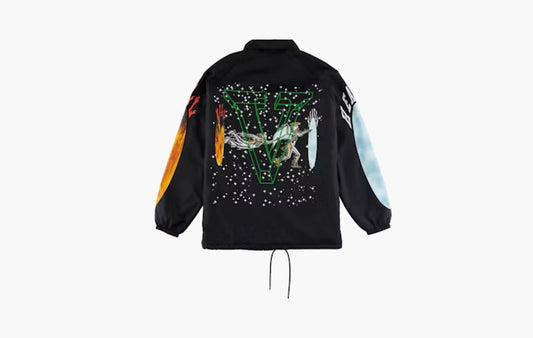Saint Mxxxxxx x VLONE Skull Coach Jacket "Black"