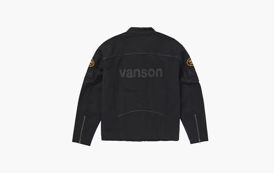 Vanson Leathers Cordura Cotton Jacket "Black"