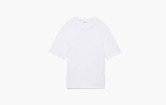 Ami De Coeur Tonal Boxy Fit T-Shirt "White"