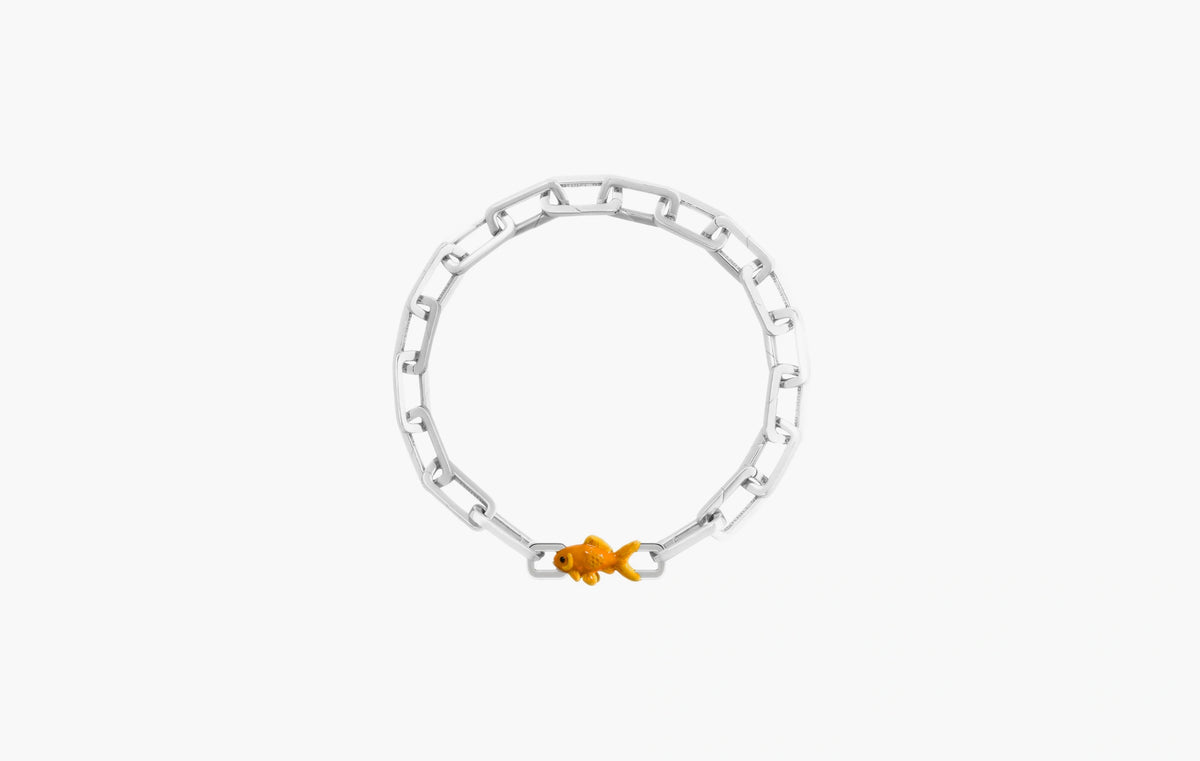 Goldfish Charm "Silver"