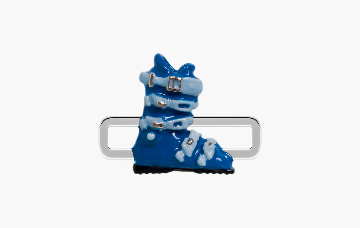 Ski Boots Charm "Silver"
