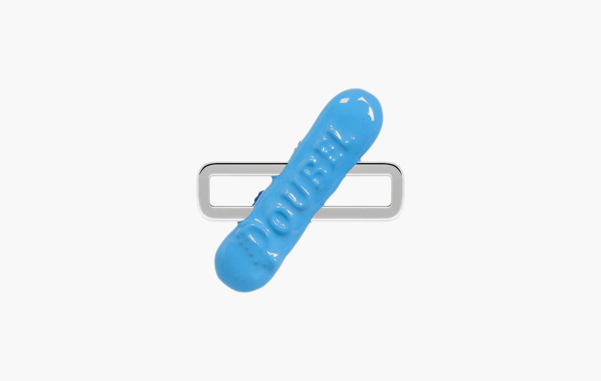 Snowboard Charm "Silver"