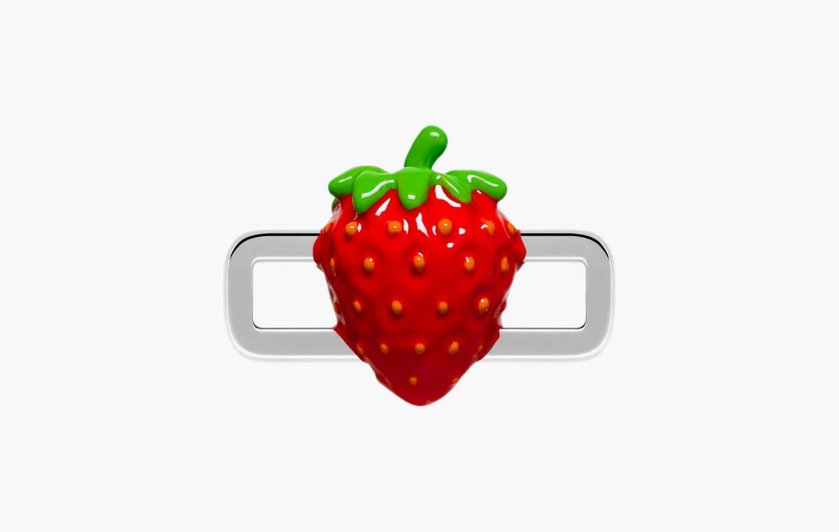 Strawberry Charm "Silver"