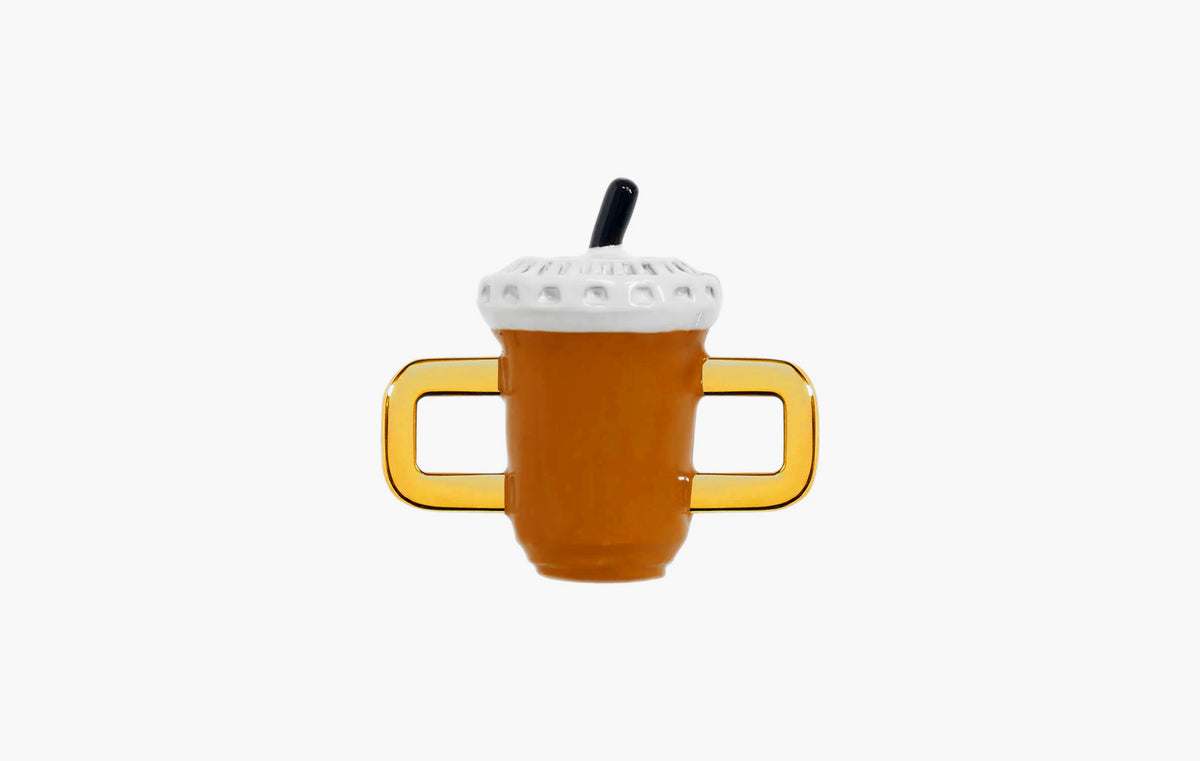 Iced Coffee Charm "Gold"