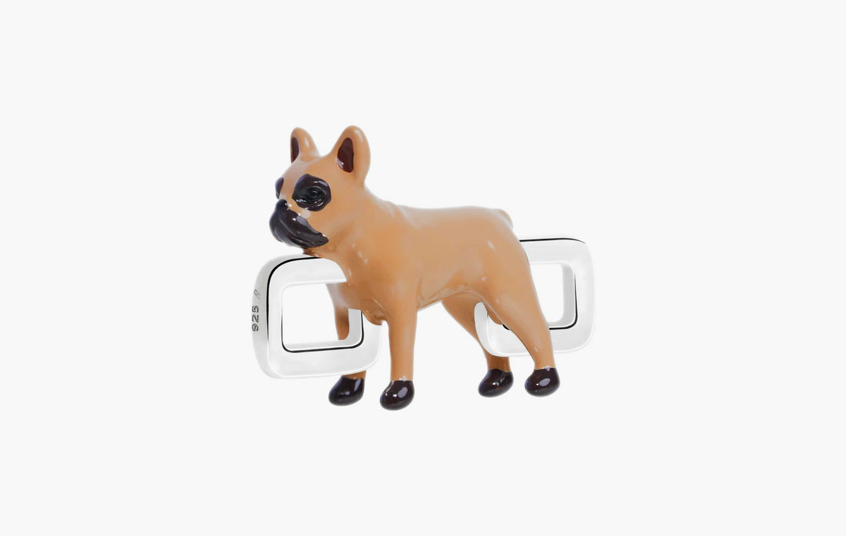 Frenchie Charm "Silver"