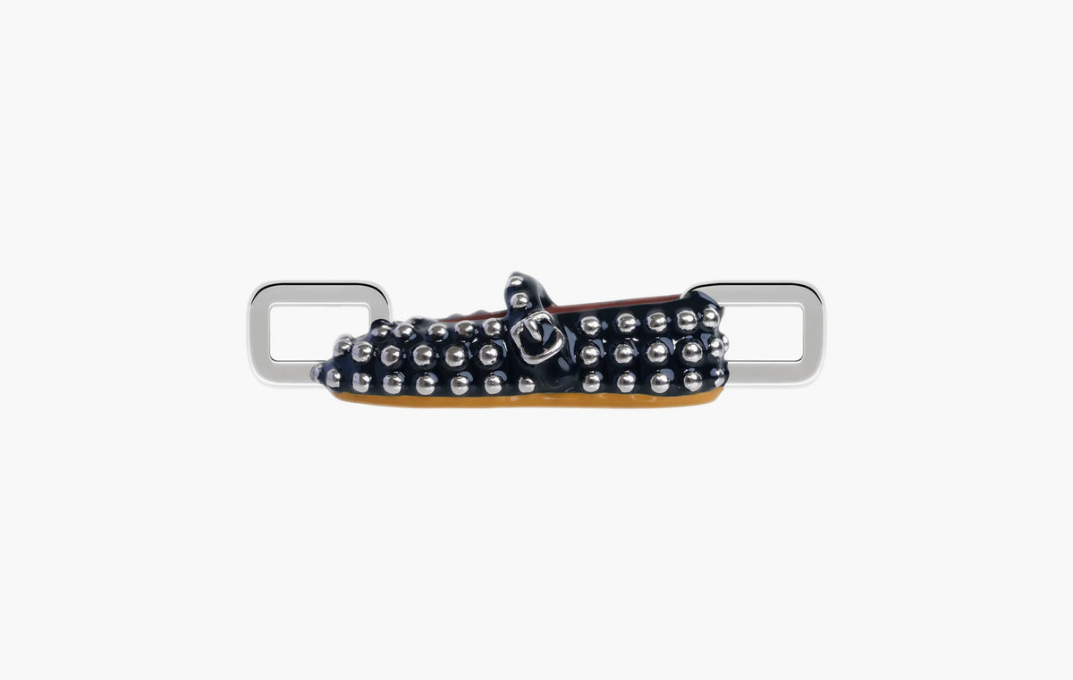 Studded Pump Charm "Silver"