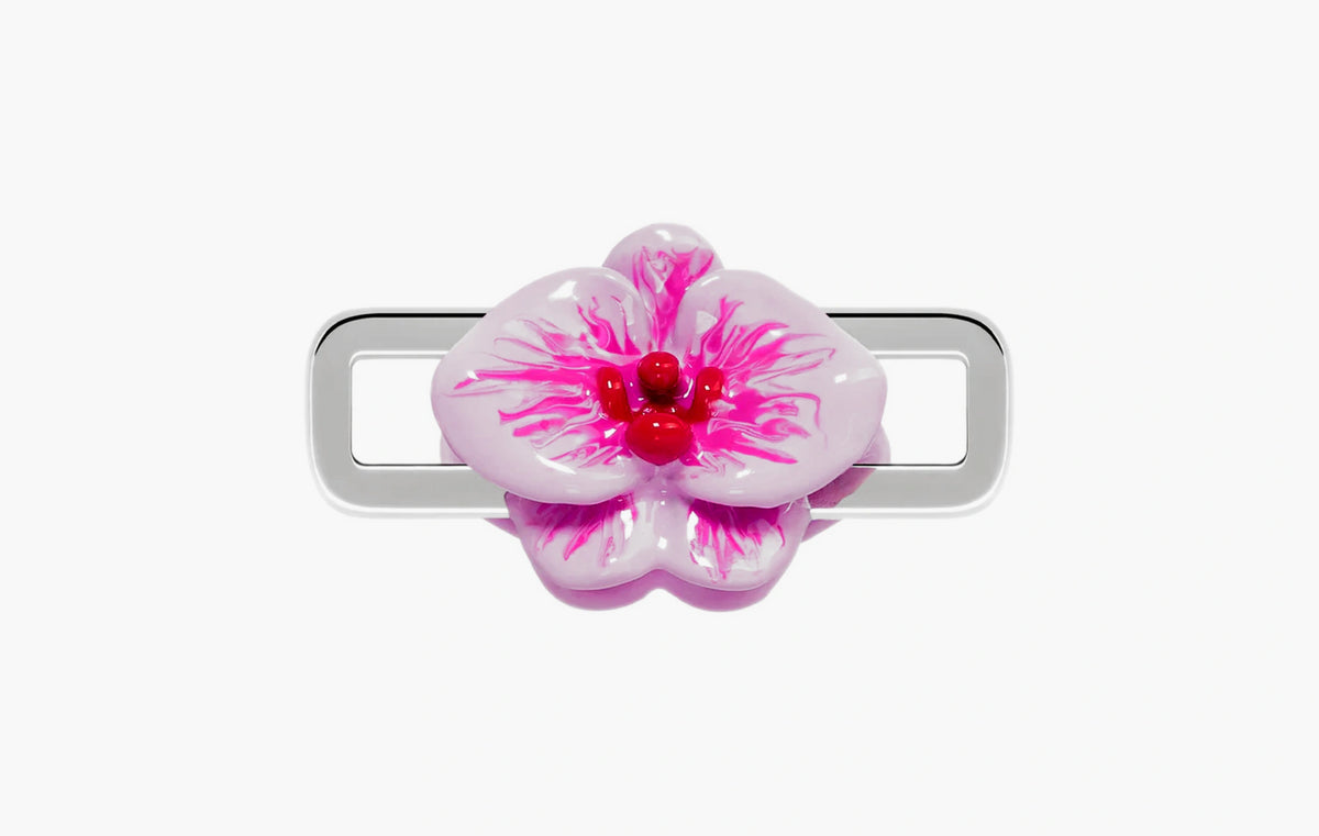 Orchid Charm "Silver"