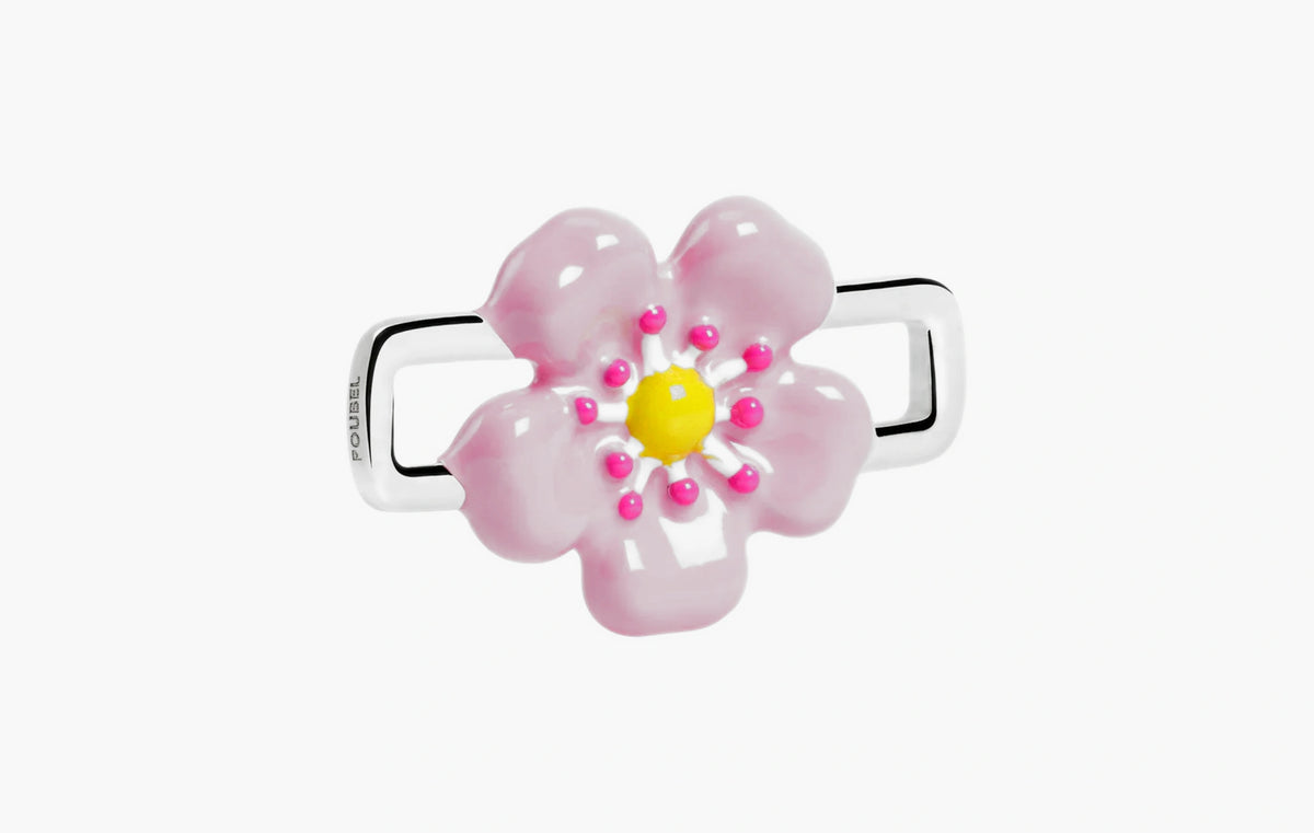 Fleur Rose Charm "Silver"