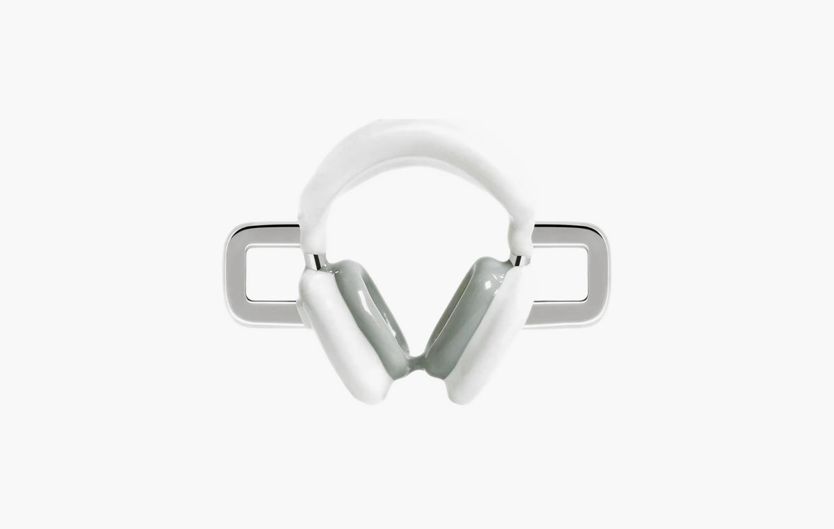 Headphones Charm "Silver"