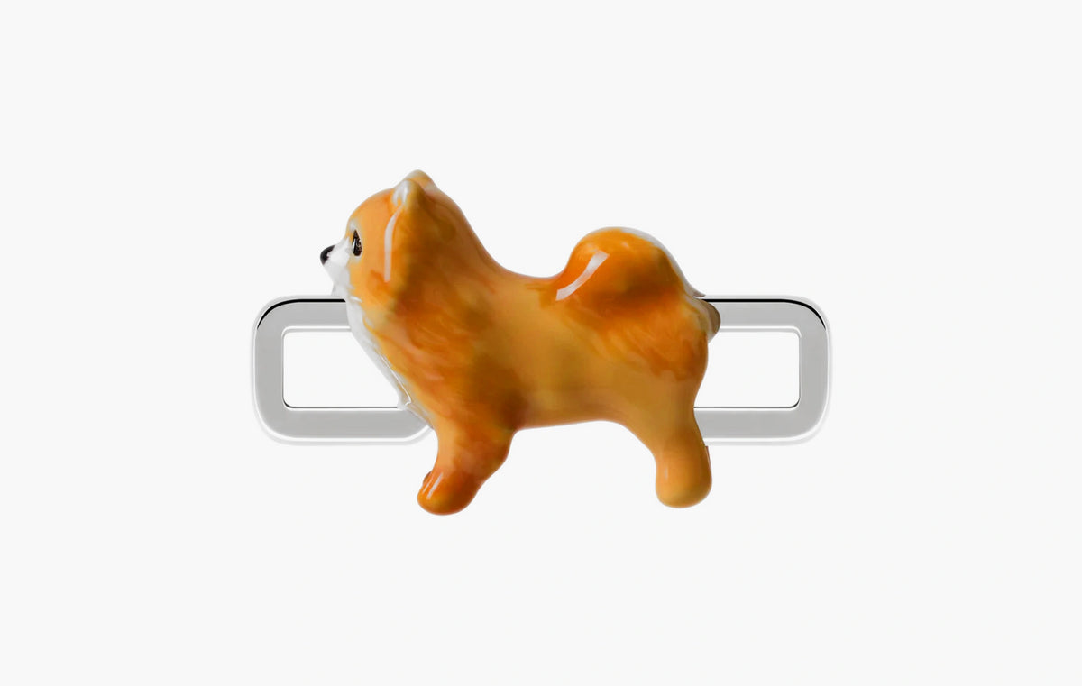 Pomeranian Charm "Silver"