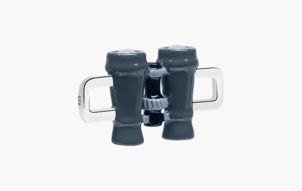 Binoculars Charm "Silver"