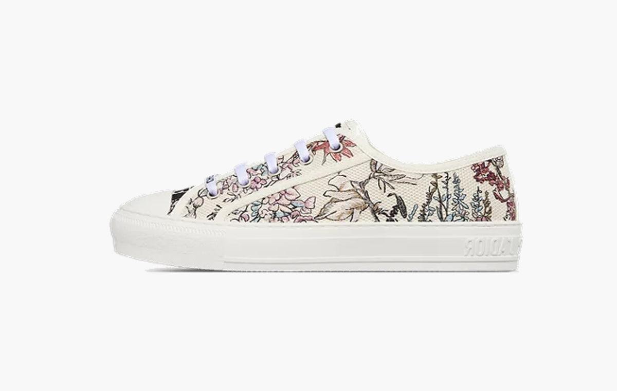 Walk'n'Dior Sneaker WMNS "Cotton Embroidered with Nude and White Millefiori Motif"