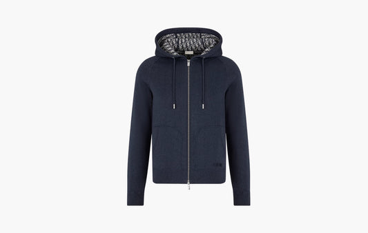 Hooded Sports Jacket "Navy Blue"