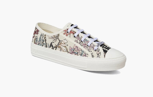 Walk'n'Dior Sneaker WMNS "Cotton Embroidered with Nude and White Millefiori Motif"