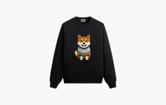 Kithmas Shiba Nelson Crewneck Black "Stadium"