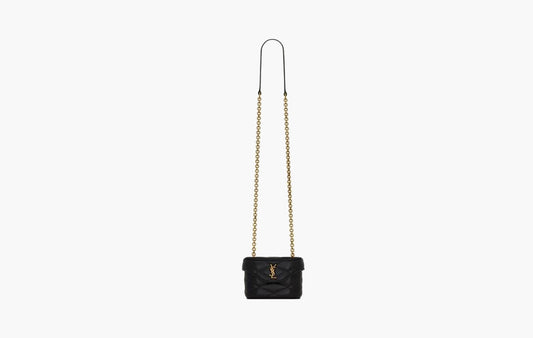 June Micro Box Bag In Lambskin "Black"