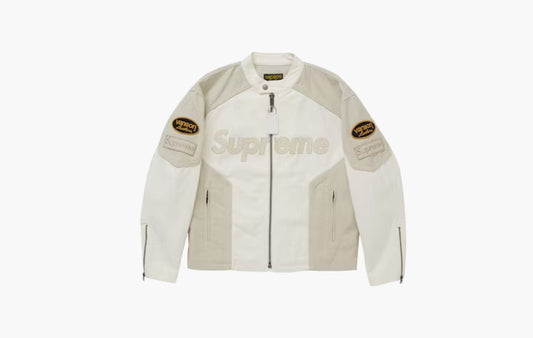 Vanson Leathers Cordura Cotton Jacket "White"