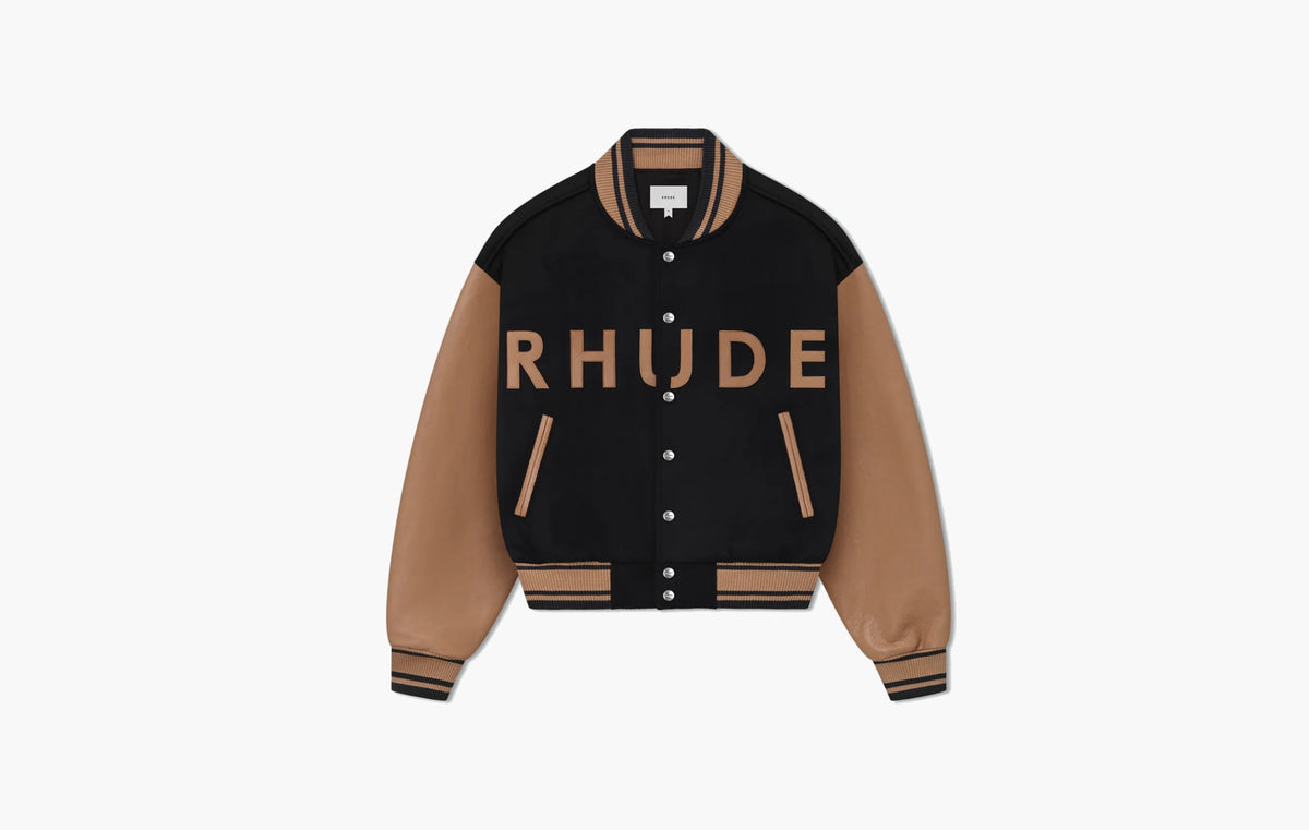 Collegiate Varsity Jacket "Navy/Camel"