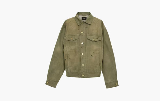 Selvedge Denim Trucker Jacket "Vintage Gold"