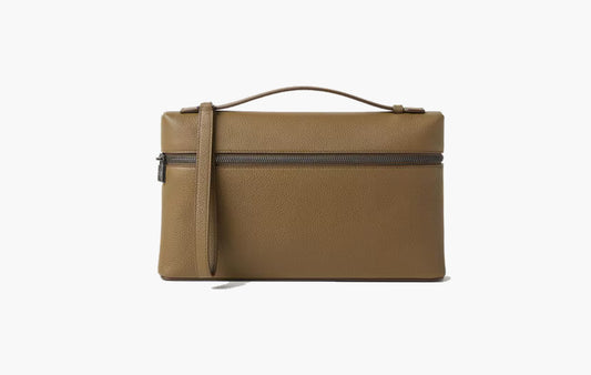 Extra Pouch L29 Grained Calfskin "Salty Capers/Onyx"
