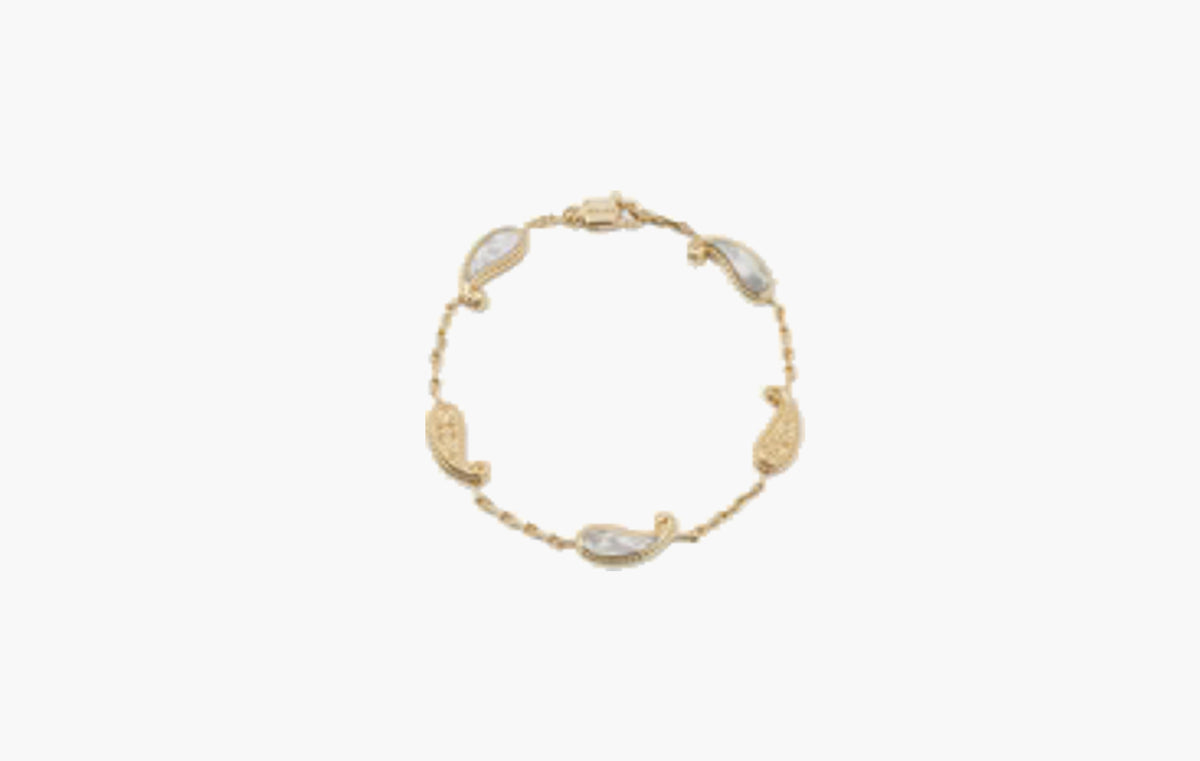 Tears Of Joy Bracelet Gold/Mother Of Pearl ".925 w/ 18KT Vermeil/Mother Of Pearl"