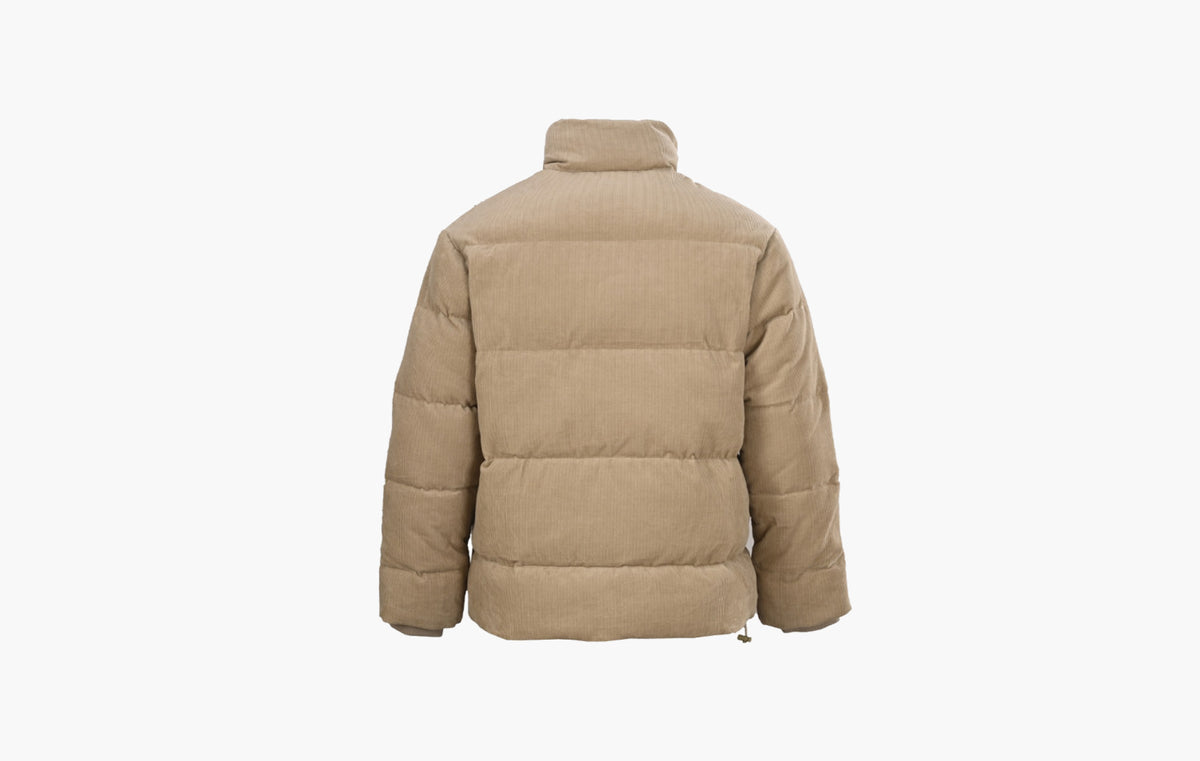 Medium-weight Corduroy Down Jacket "Sand Beige"