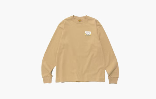 Polar Bear Graphic L/S Tee "Beige"